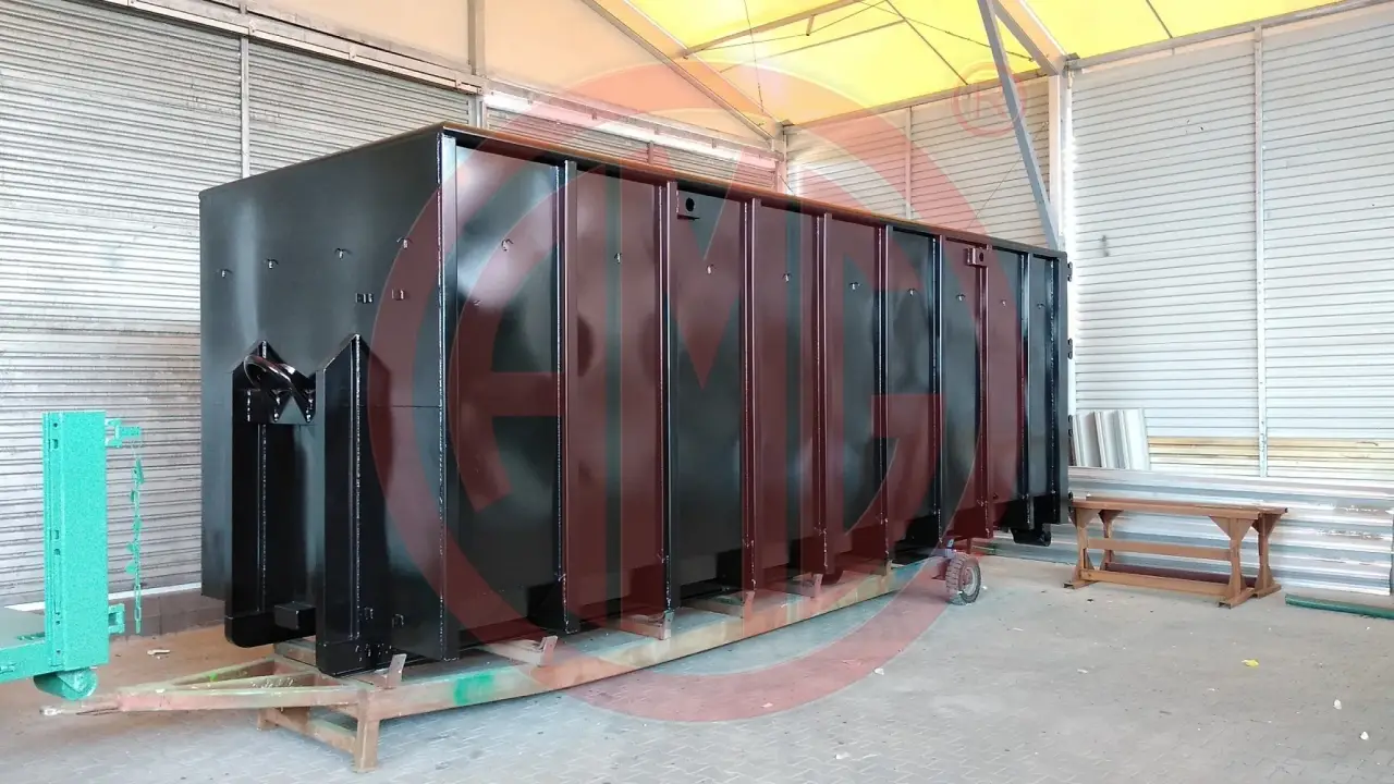 Grafik Nummer 2, Produktname: 39 m3 | L: 6.75  Abrollmulde offen