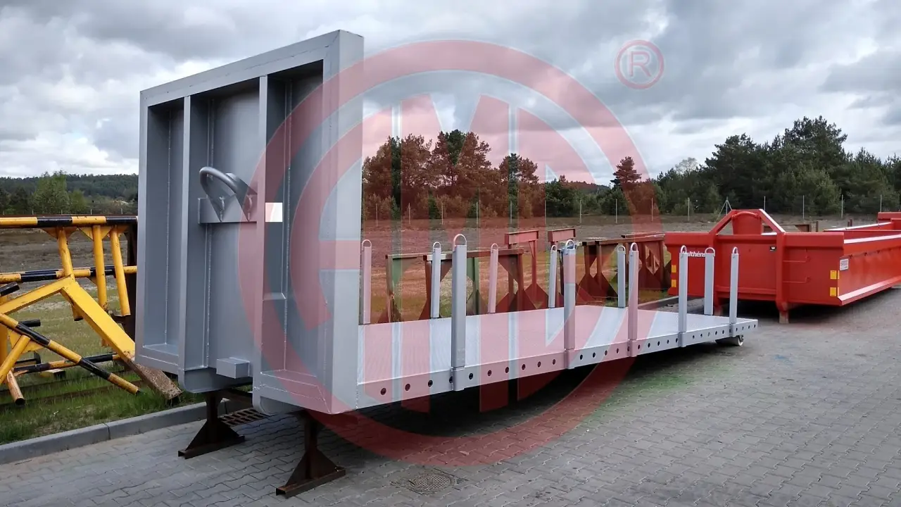 Grafik Nummer 2, Produktname: 6.5 meter lang Abrollplatform