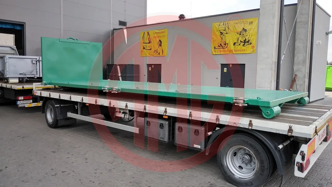 Grafik Nummer 2, Produktname: L:6.5 Abrollplatform m. Twistlockverschlusse