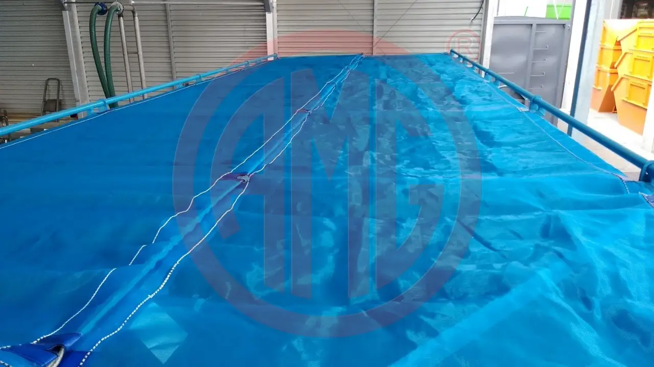 Grafik Nummer 2, Produktname: 40 m3 | L:7.0  Klappnetz aus Bändchengewebe