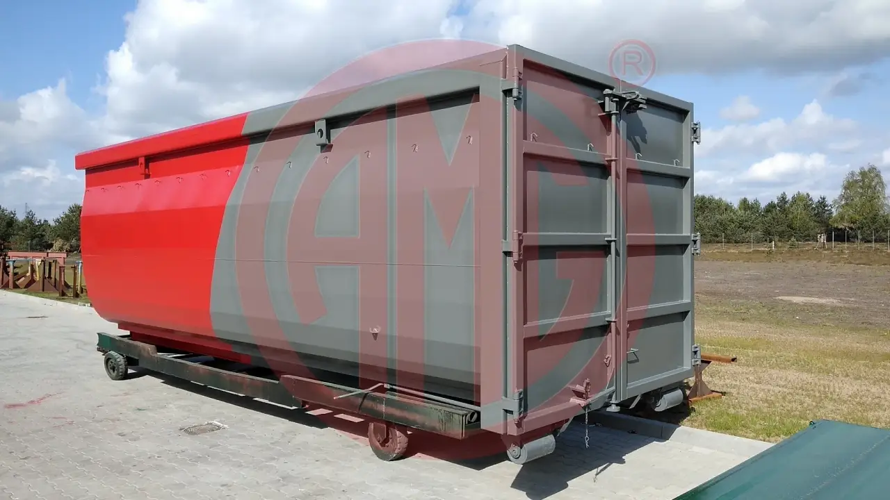 Grafik Nummer 2, Produktname: 36 m3| L: 7.0 Abrollcontainer spantenlos Hardox 450