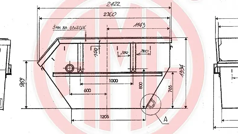 Grafik Nummer 3, Produktname: 3 cbm offen asymmetrisch Jotha