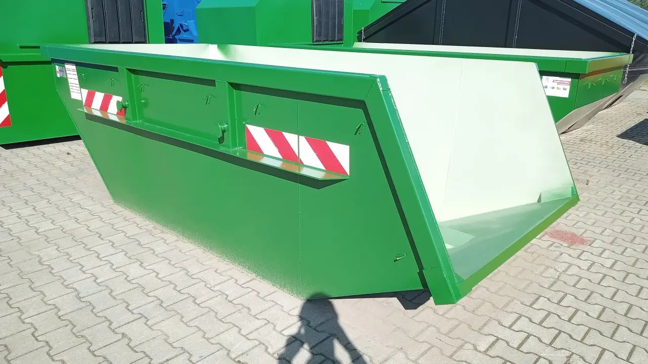 7 cbm offen asymmetrisch niedrige Schüttkante