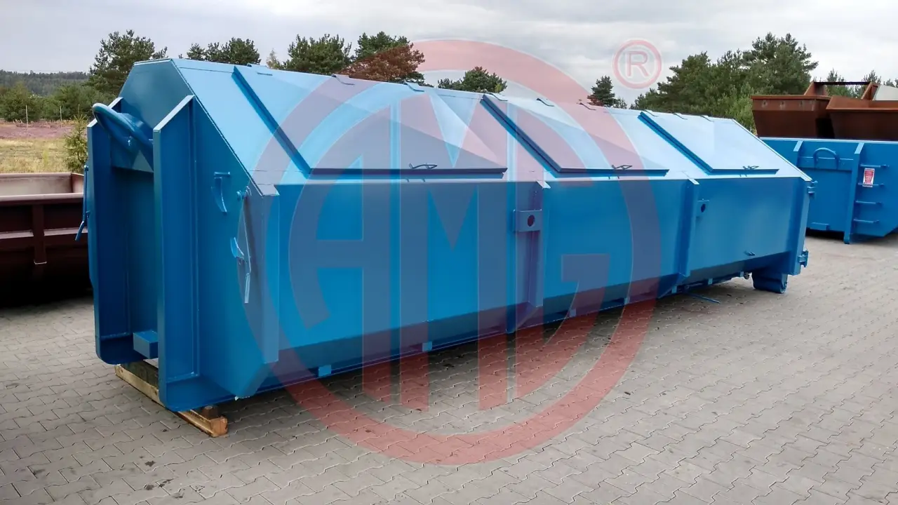 Grafik Nummer 2, Produktname: Hausmüllcontainer 22 cbm