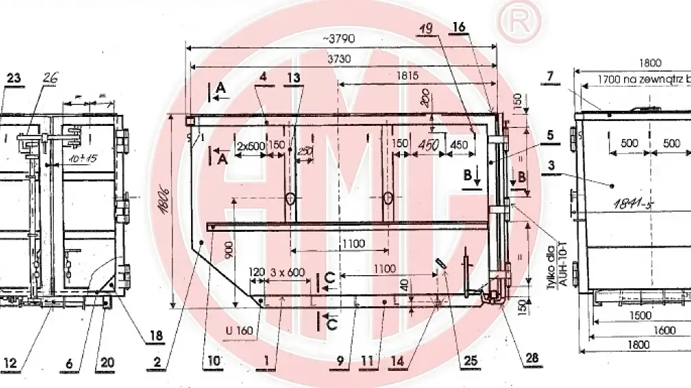 Grafik Nummer 3, Produktname: 10 cbm Hamburger Baureihe