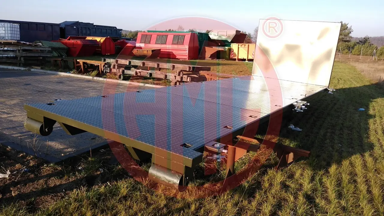 Grafik Nummer 5, Produktname: L:6.5 Abrollplatform m. Twistlockverschlusse