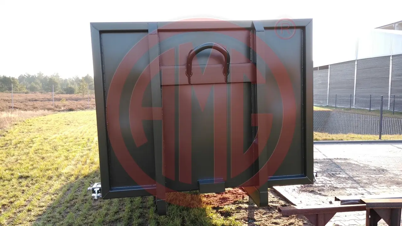 L:6.5 Abrollplatform m. Twistlockverschlusse