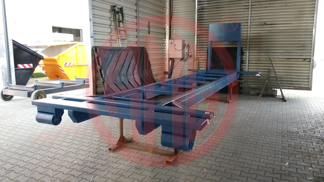 Grafik Nummer 3, Produktname: 6.44 M. lang Rahmen mit Twistlocks