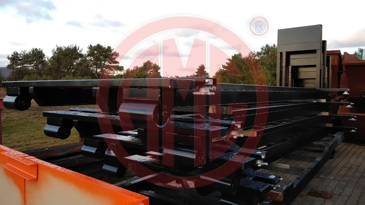 6.44 M. lang Rahmen mit Twistlocks