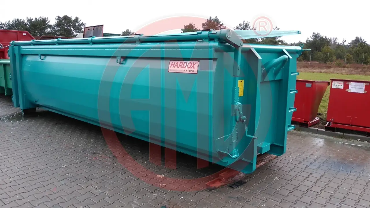 23 m3 | L: 6.5 Hardox Container mit Deckel