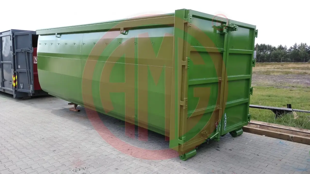 Grafik Nummer 1, Produktname: 33 m3 | L: 6.5 spantenlos Abrollcontainer