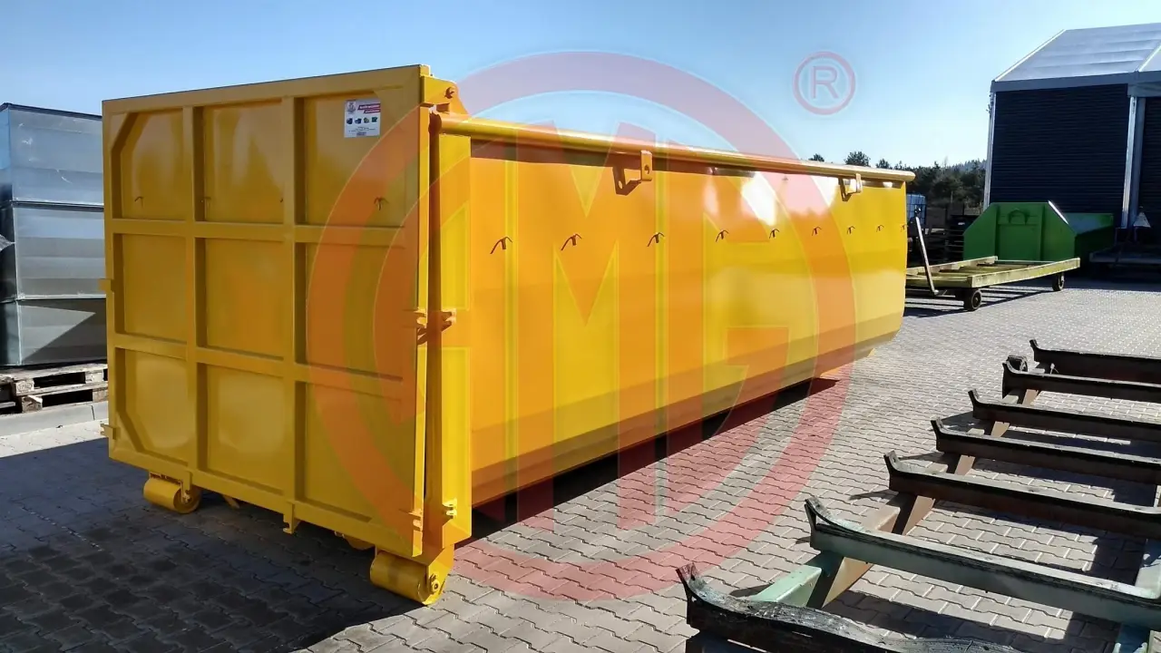 Grafik Nummer 1, Produktname: 25 m3 | L: 6.3  L: 5.75 spantenlos Abrollcontainer