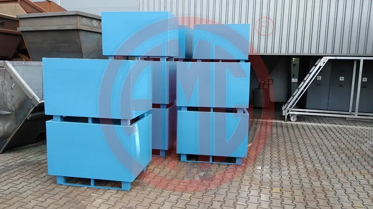 Grafik Nummer 3, Produktname: 1 cbm Rechteckbehältear