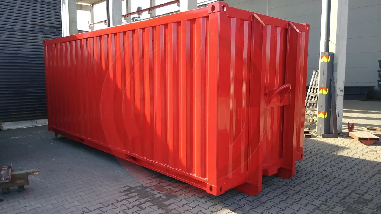 Grafik Nummer 4, Produktname: 20 ft. L: 5.8 Lager und Magazinbehälter auf Abrollrahmen