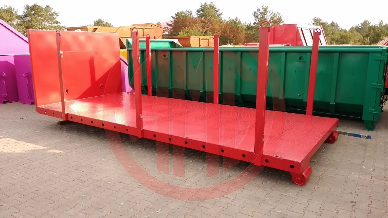 Grafik Nummer 2, Produktname: L:5.5 Abrollplattform mit Rungen