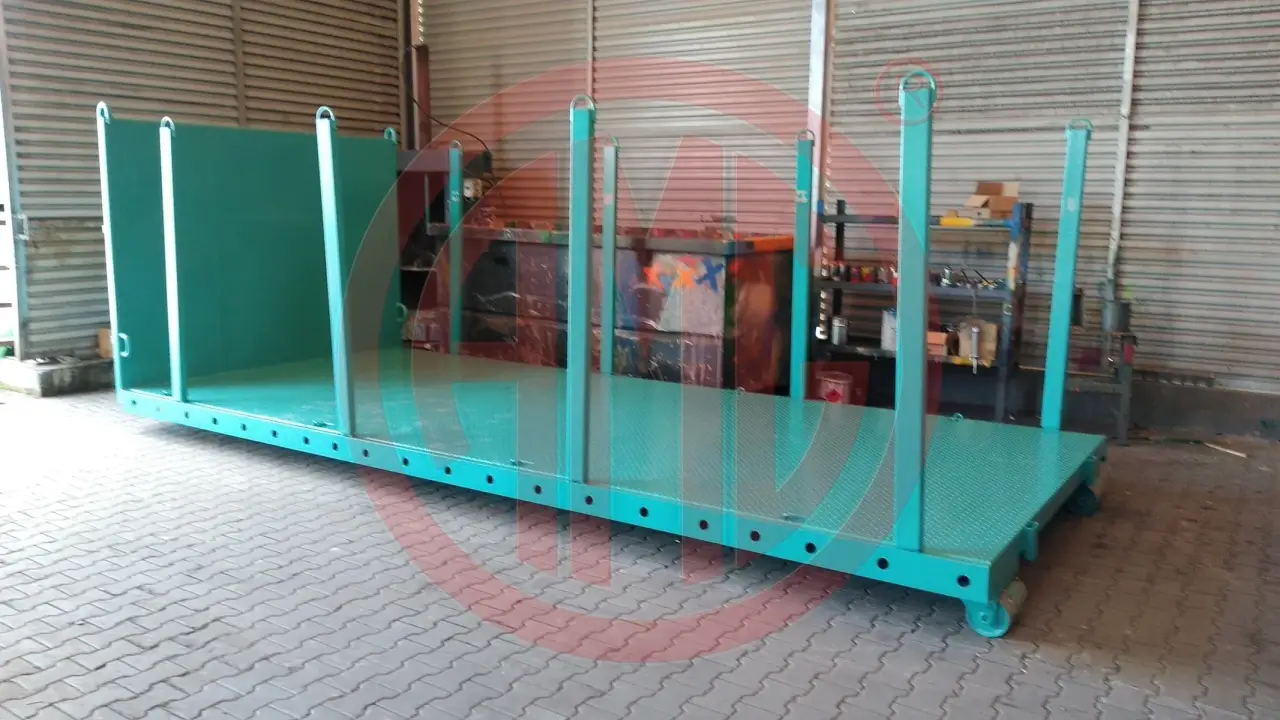 Grafik Nummer 2, Produktname: L:5.75 Abrollplattform mit Rungen