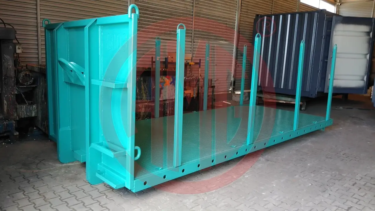 L:5.75 Abrollplattform mit Rungen