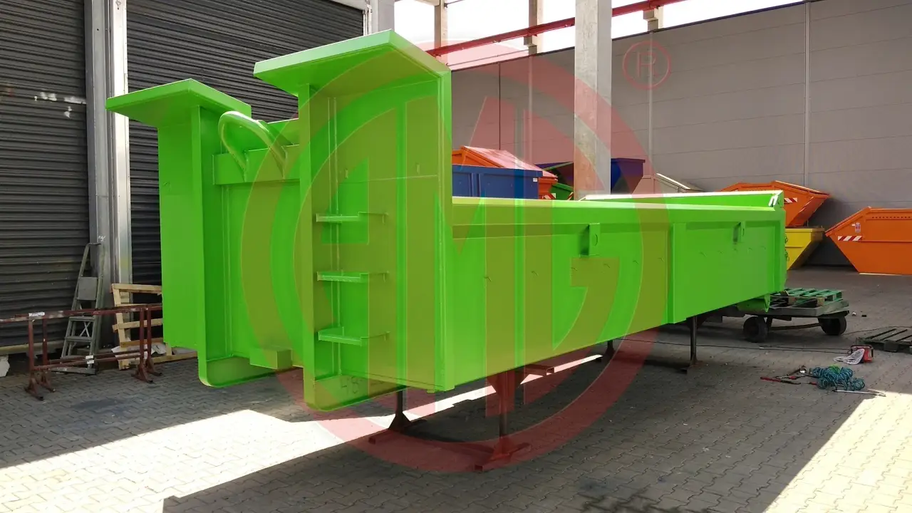 Grafik Nummer 3, Produktname: 10 m3 | L: 6.0  Abrollcontainer mit Pneumatik