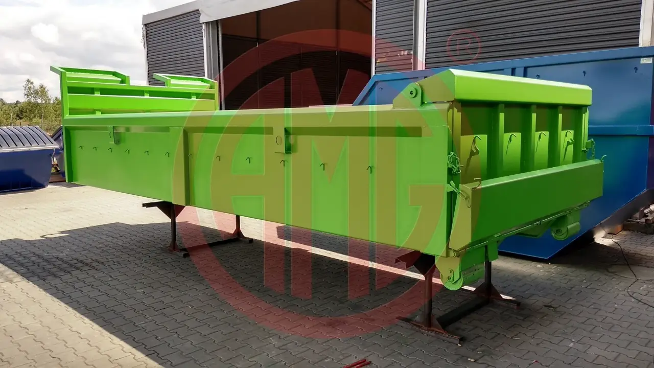 Grafik Nummer 2, Produktname: 10 m3 | L: 6.0  Abrollcontainer mit Pneumatik