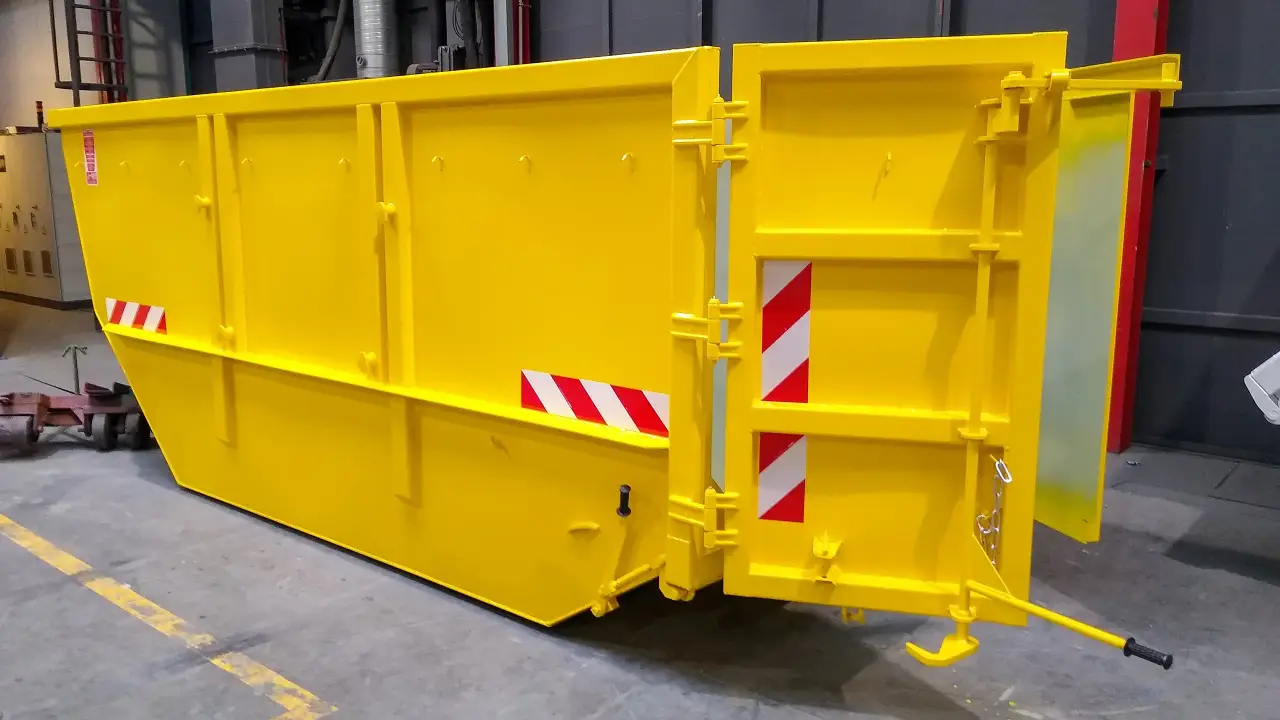 15 cbm offen asymmetrisch einfach Kipplager einseitig