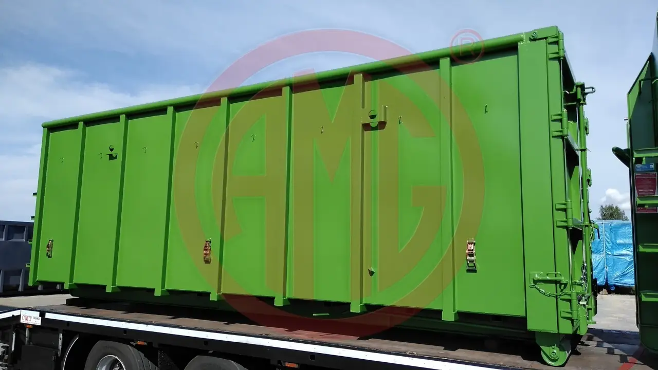 27 m3 | L: 6.0 Trocknungscontainer mit Lochblechboden