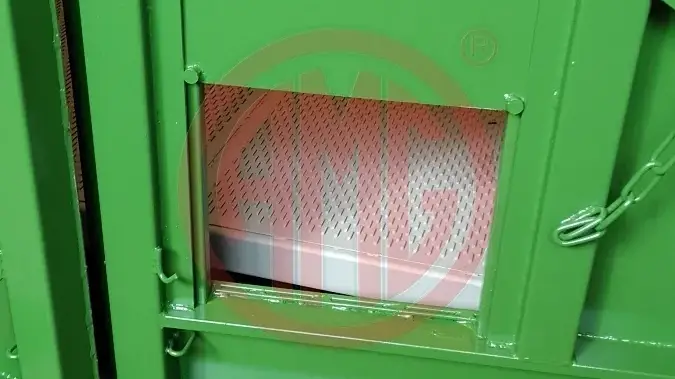 Grafik Nummer 7, Produktname: 27 m3 | L: 6.0 Trocknungscontainer mit Lochblechboden