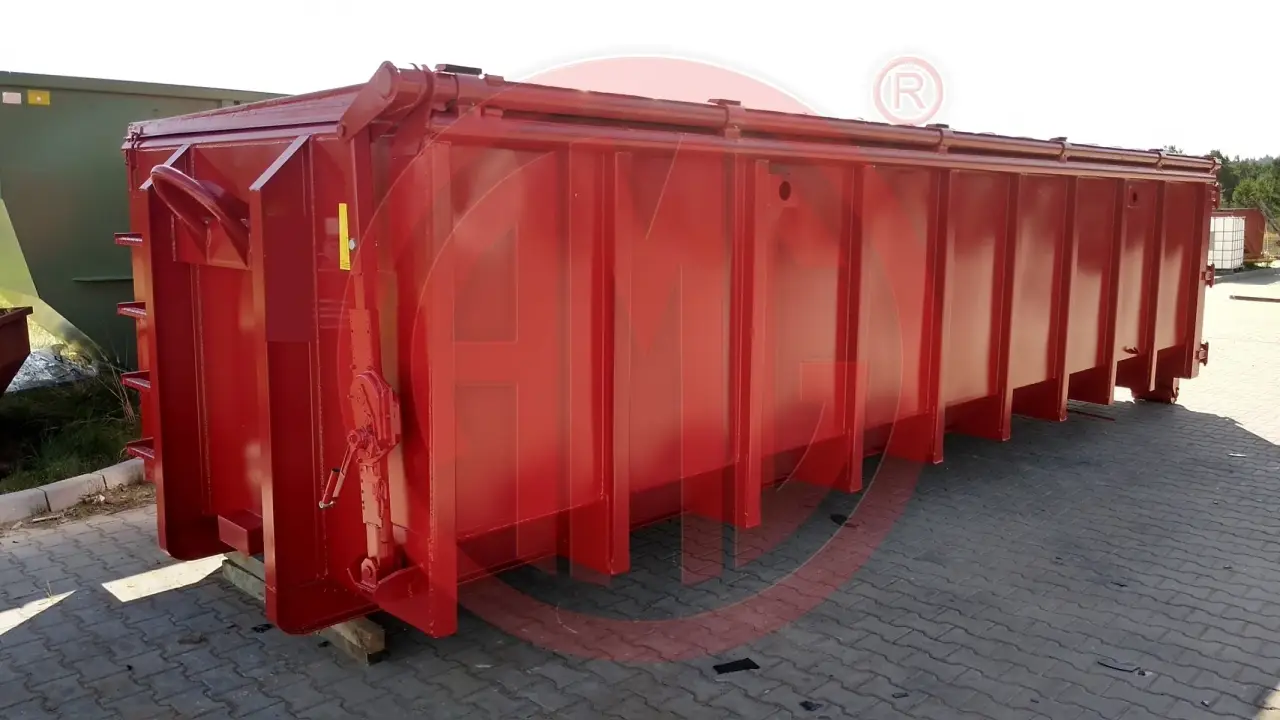24 m3 | L: 7.0 Abrollmulde Zahnstangendach