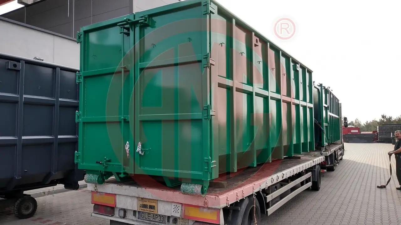 Grafik Nummer 2, Produktname: 31 M3 | L: 6.0 Abrollcontainer offen