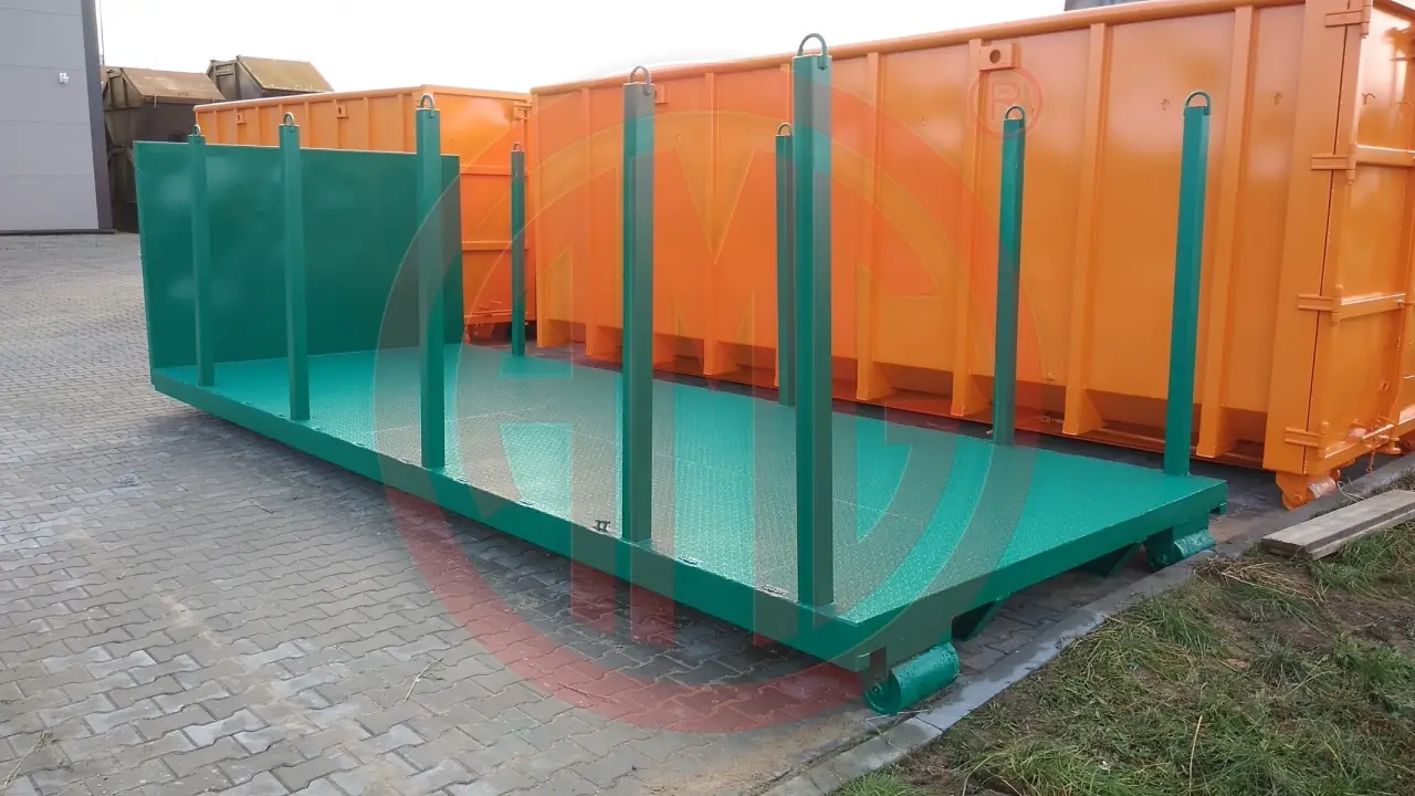 Grafik Nummer 2, Produktname: L:6.5 Abrollplattform mit Rungen