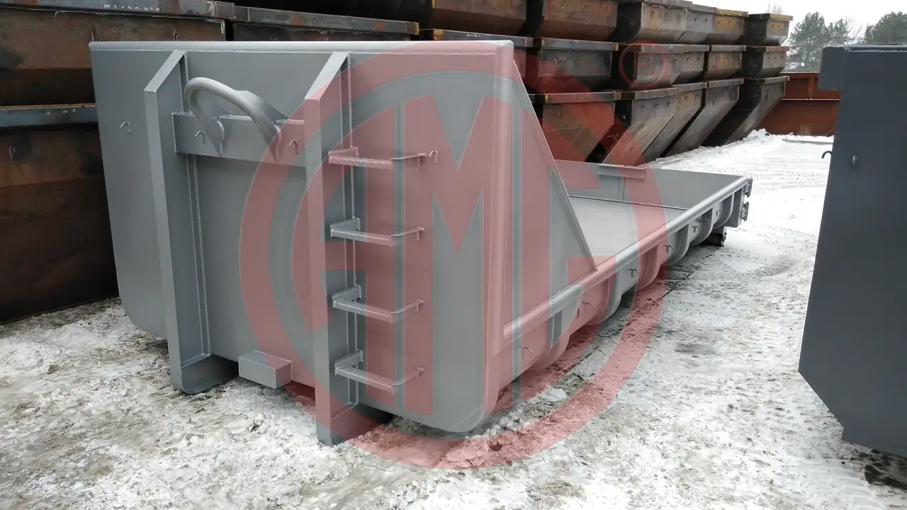 Grafik Nummer 3, Produktname: 4.6 m3 | L:5.0 Abrollmulde