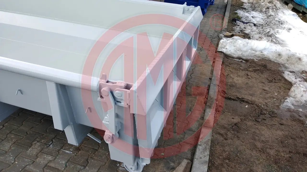 Grafik Nummer 4, Produktname: 9 cbm ineinander stapelbar befahrbare Pendelklappe