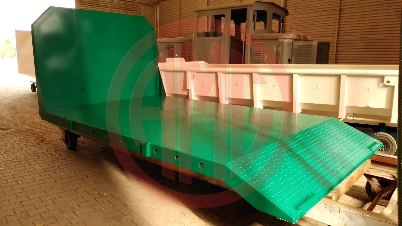 Grafik Nummer 1, Produktname: L:4.25 Abrollplattform mit Auffahrrrapmen