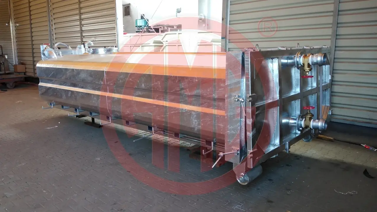 Grafik Nummer 5, Produktname: 11 000 Liter Wassetank verzinkt