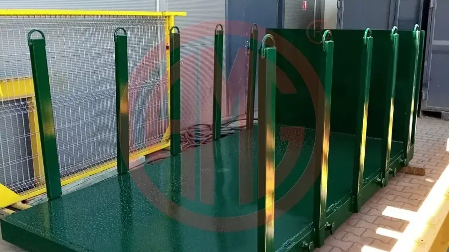 Grafik Nummer 2, Produktname: L:3.6  Absetzplattform mit Rungen