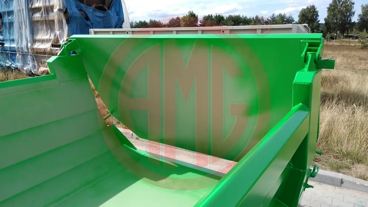 Grafik Nummer 4, Produktname: 14 m3 Hardox Container mit Pendelklappe