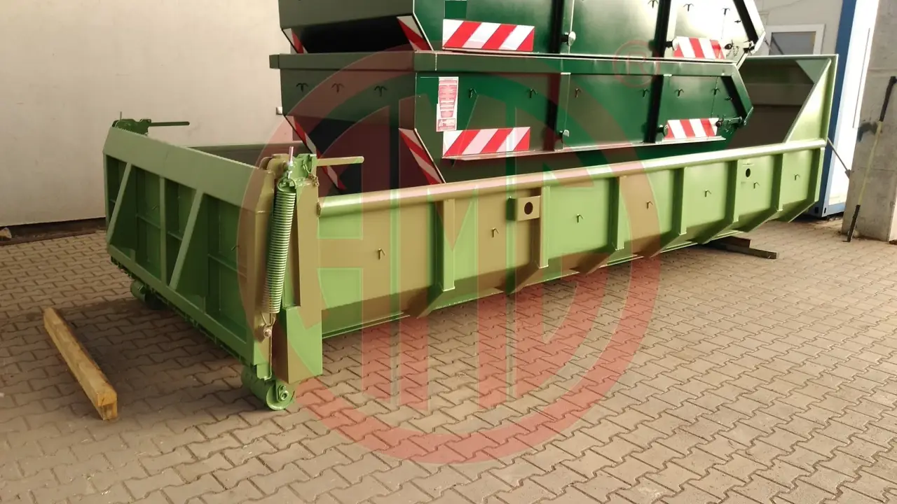 Grafik Nummer 3, Produktname: 9.5 m3 | L: 5.5  Abrollcontainer m. Federentlastung