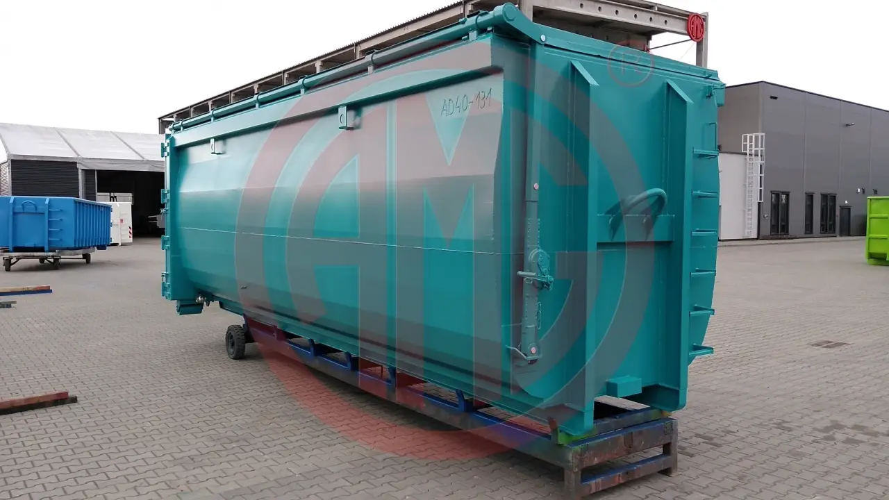 Grafik Nummer 4, Produktname: 38 m3 | L:7.0 Pendelklappe und Zahnstangendach