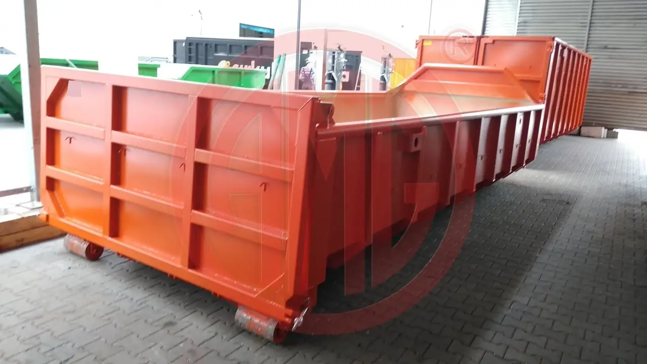 14.4 m3 | L:6.0 Abrollmulde mit Pendelklappe