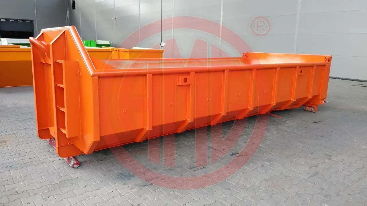 Grafik Nummer 2, Produktname: 14.4 m3 | L:6.0 Abrollmulde mit Pendelklappe