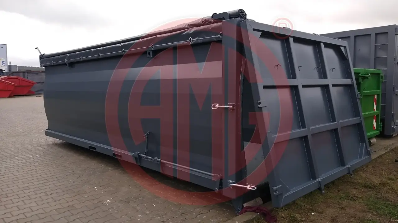 Grafik Nummer 2, Produktname: 24 m3 | L:6.0 Spantenlos Pendelklappe Gummidichtung