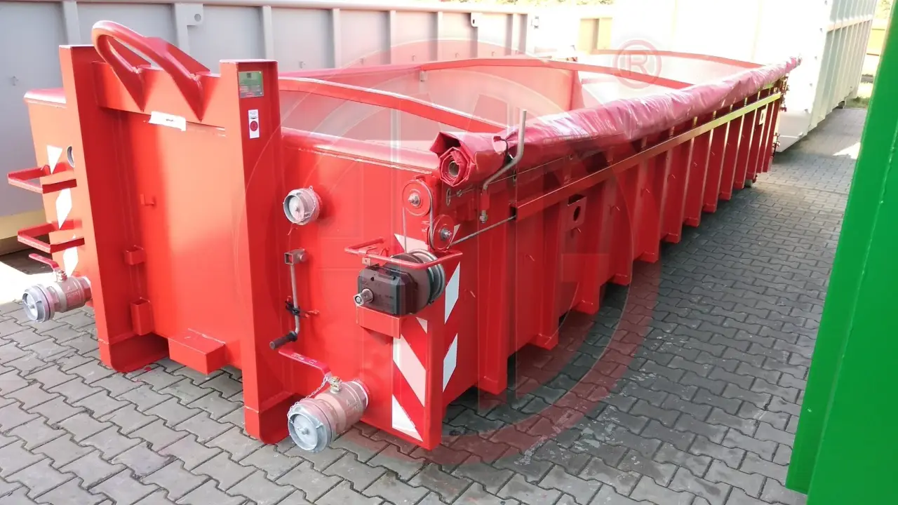 Grafik Nummer 1, Produktname: 14.6  m3 :| L: 6.25 Mulde mit wasserdichter Pendelklappe