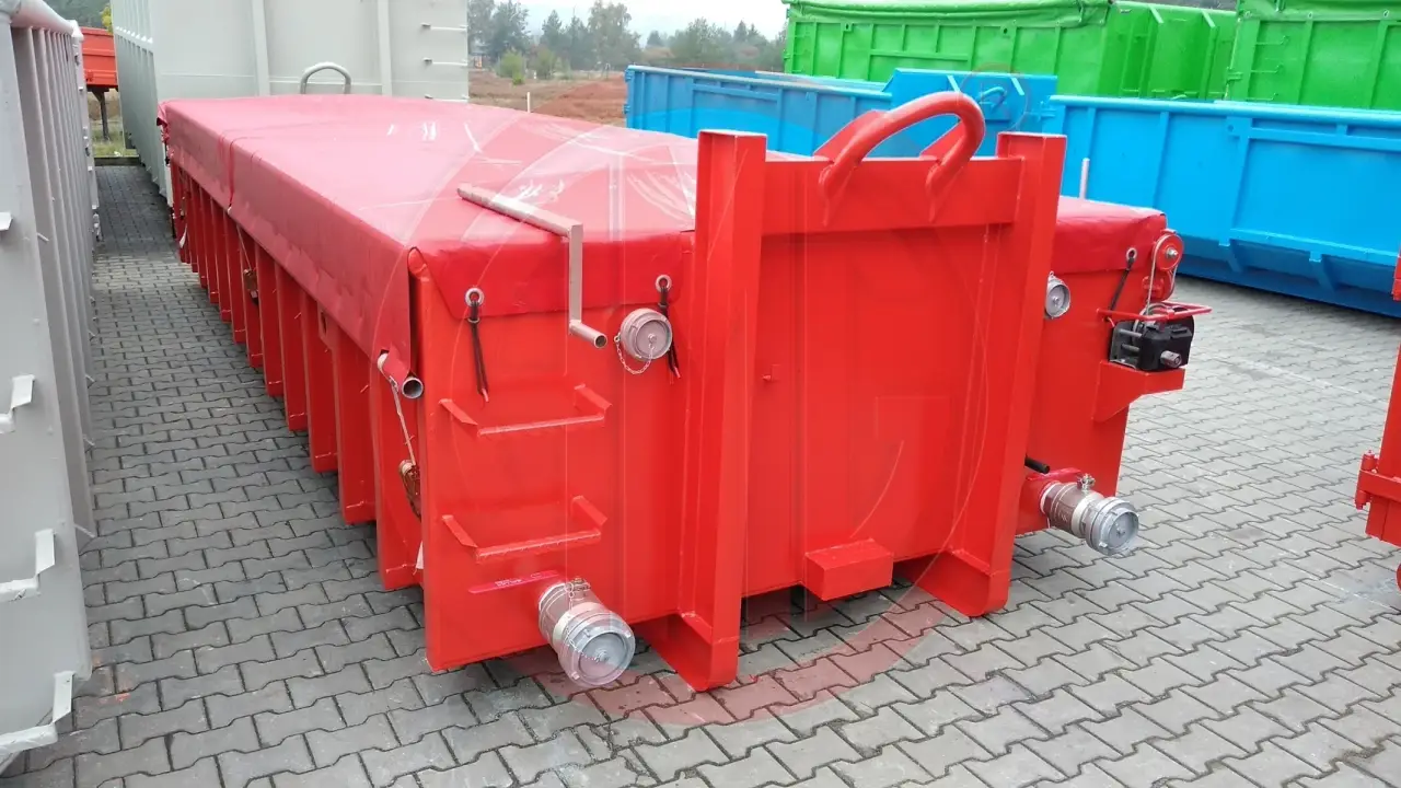 Grafik Nummer 2, Produktname: 14.6  m3 :| L: 6.25 Mulde mit wasserdichter Pendelklappe