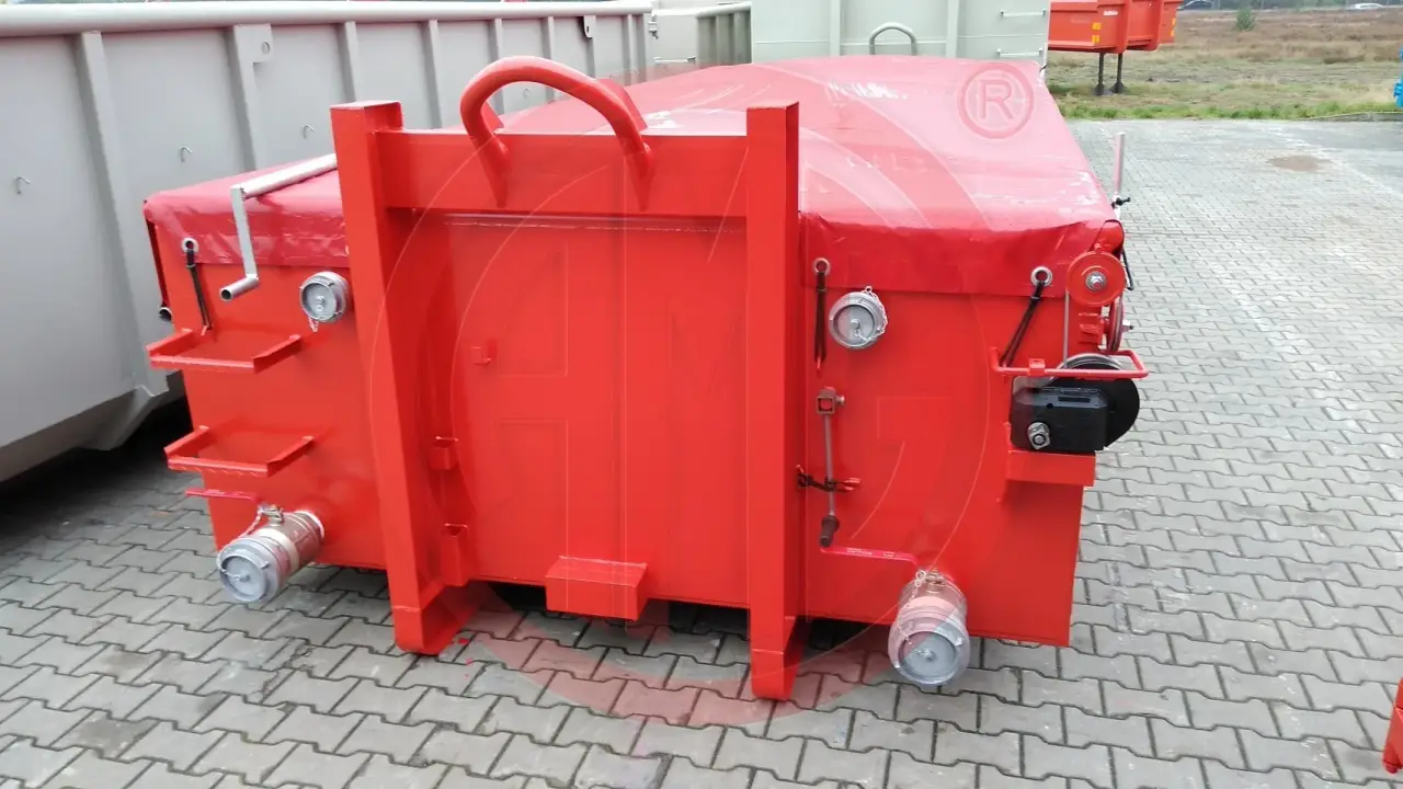 Grafik Nummer 4, Produktname: 14.6  m3 :| L: 6.25 Mulde mit wasserdichter Pendelklappe