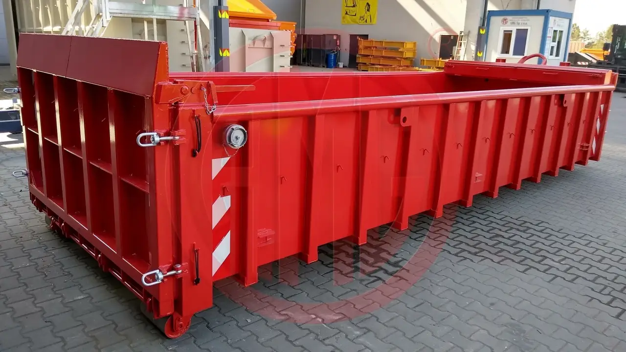 Grafik Nummer 6, Produktname: 15 m3 | L: 6.5 Abrollmulde mit wasserdicher Pendelklape