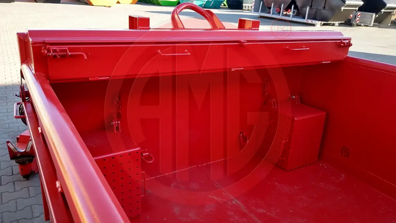 Grafik Nummer 2, Produktname: 15 m3 | L: 6.5 Abrollmulde mit wasserdicher Pendelklape