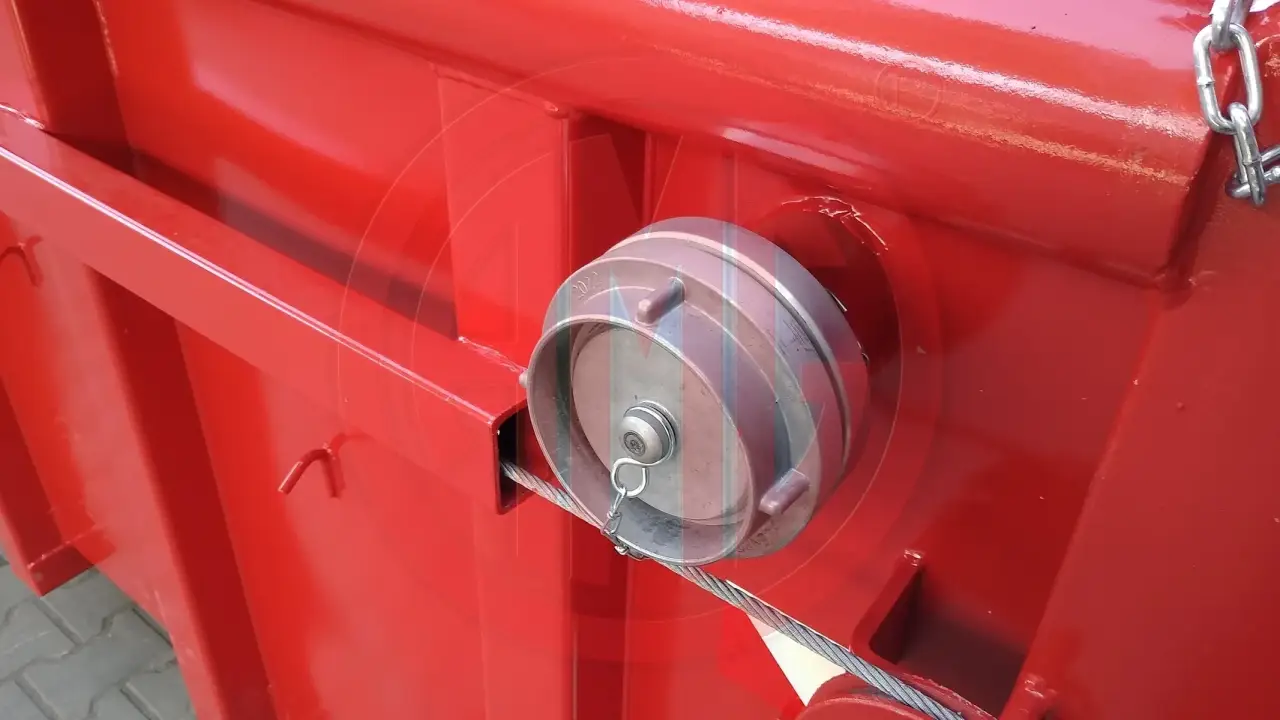 15 m3 | L: 6.5 Abrollmulde mit wasserdicher Pendelklape