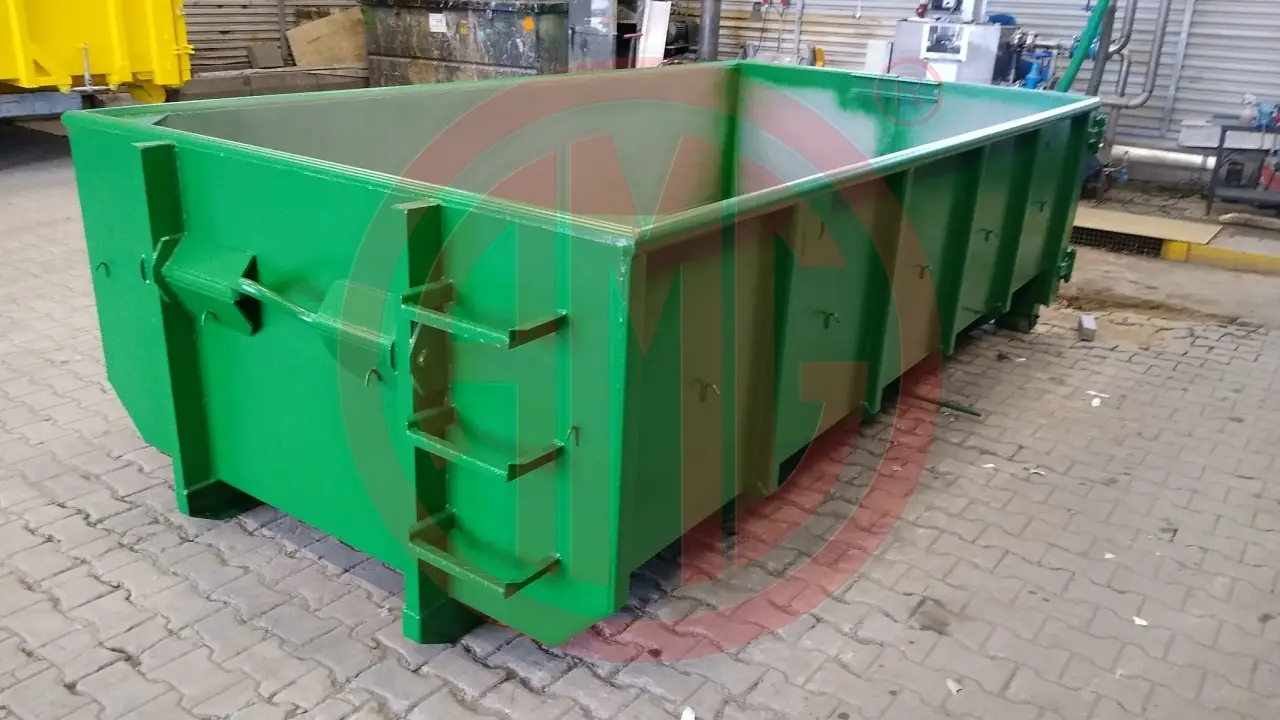 8 cbm CItycontainer Leichte Ausfuhr.