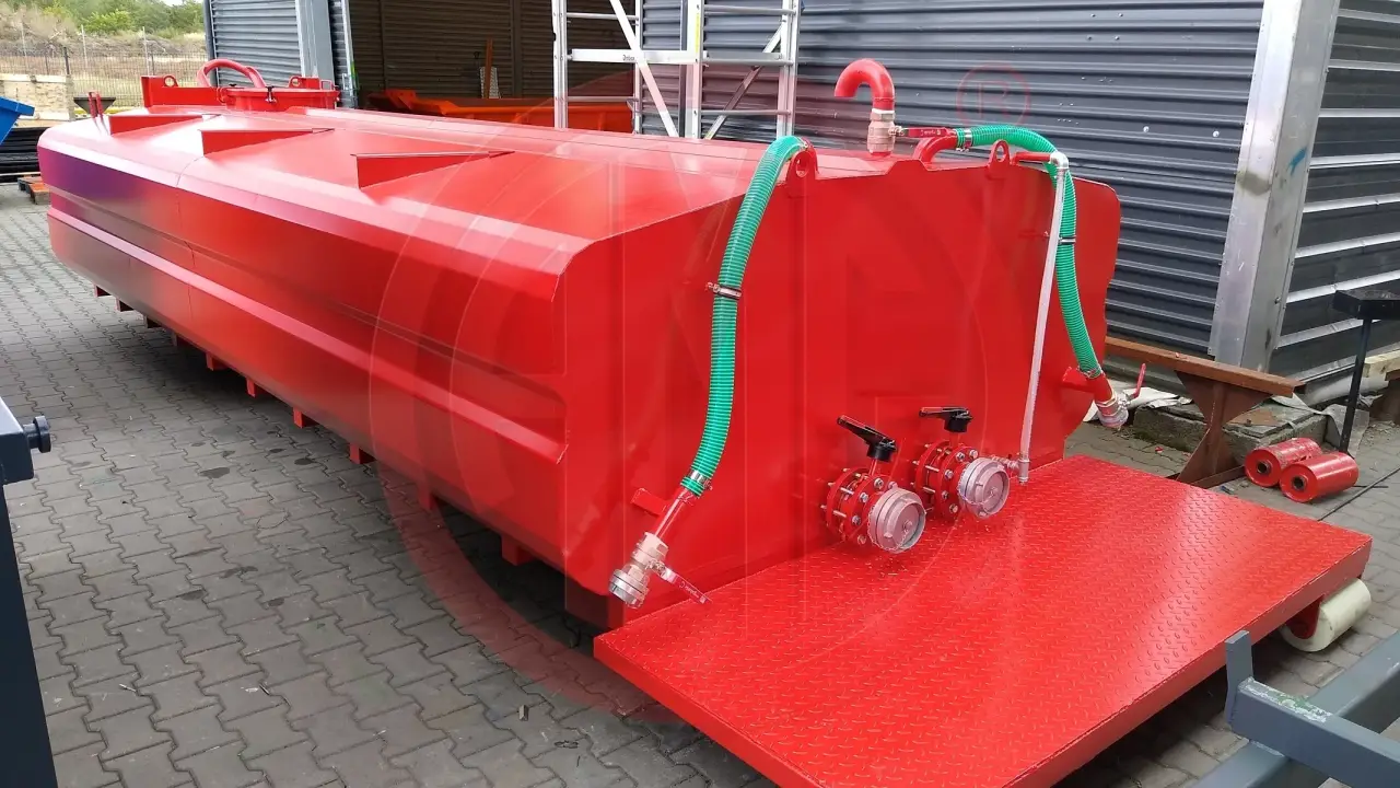 Grafik Nummer 3, Produktname: 12.000 Liter Wassertank mit Absperrklappe