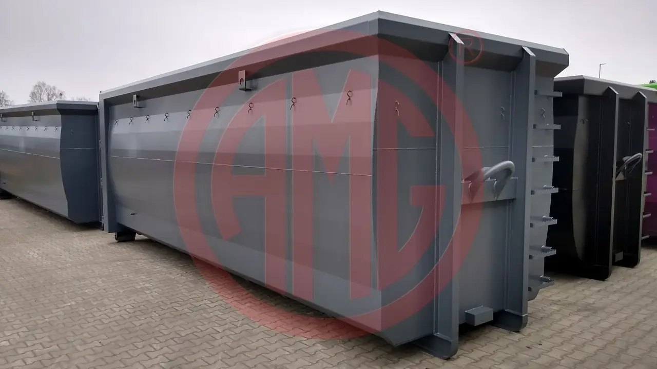 40 cbm Abrollmulde spantenlosxa0xa0 xa0