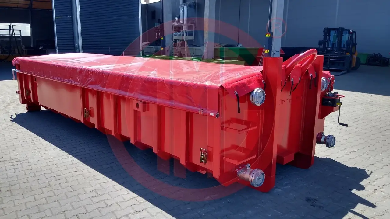 Grafik Nummer 2, Produktname: 15 m3 | L:6.5 Wasserichter Abrollcontainer